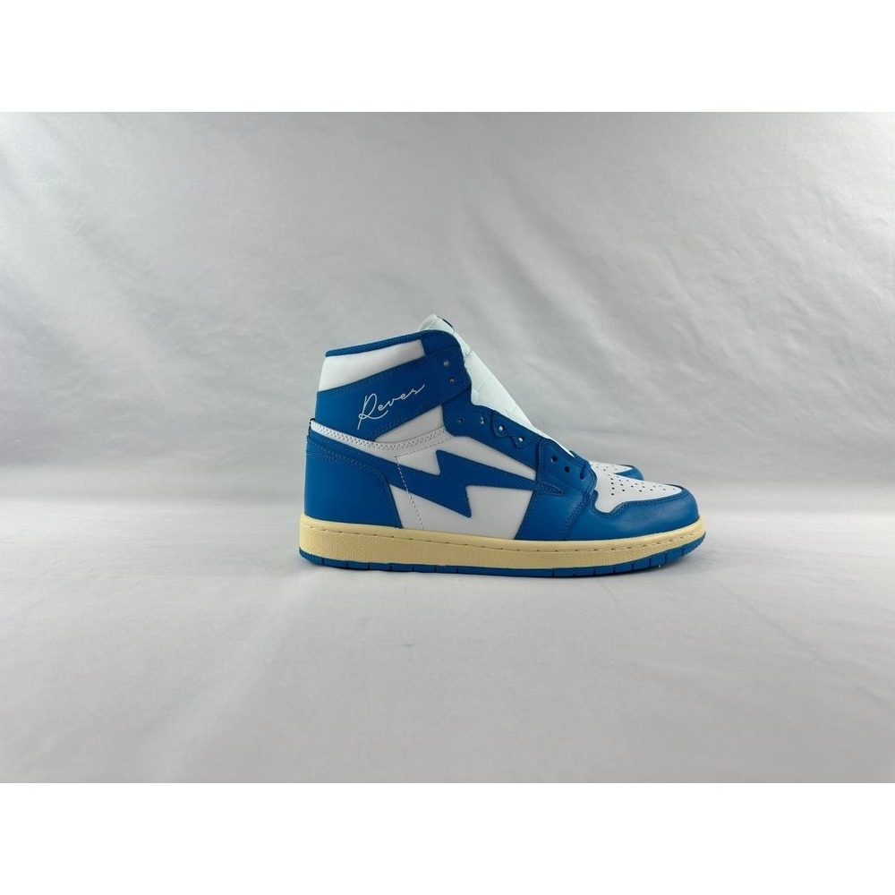 Kool Kiy Reves Air 85 High Charlotte UNC FRESHMAN CAROLINA BLUE Size 10